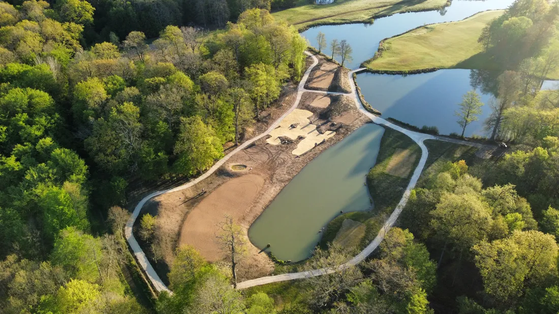 Le parcours du Golf International Clément Ader — PARCOURS GOLF DRONE3